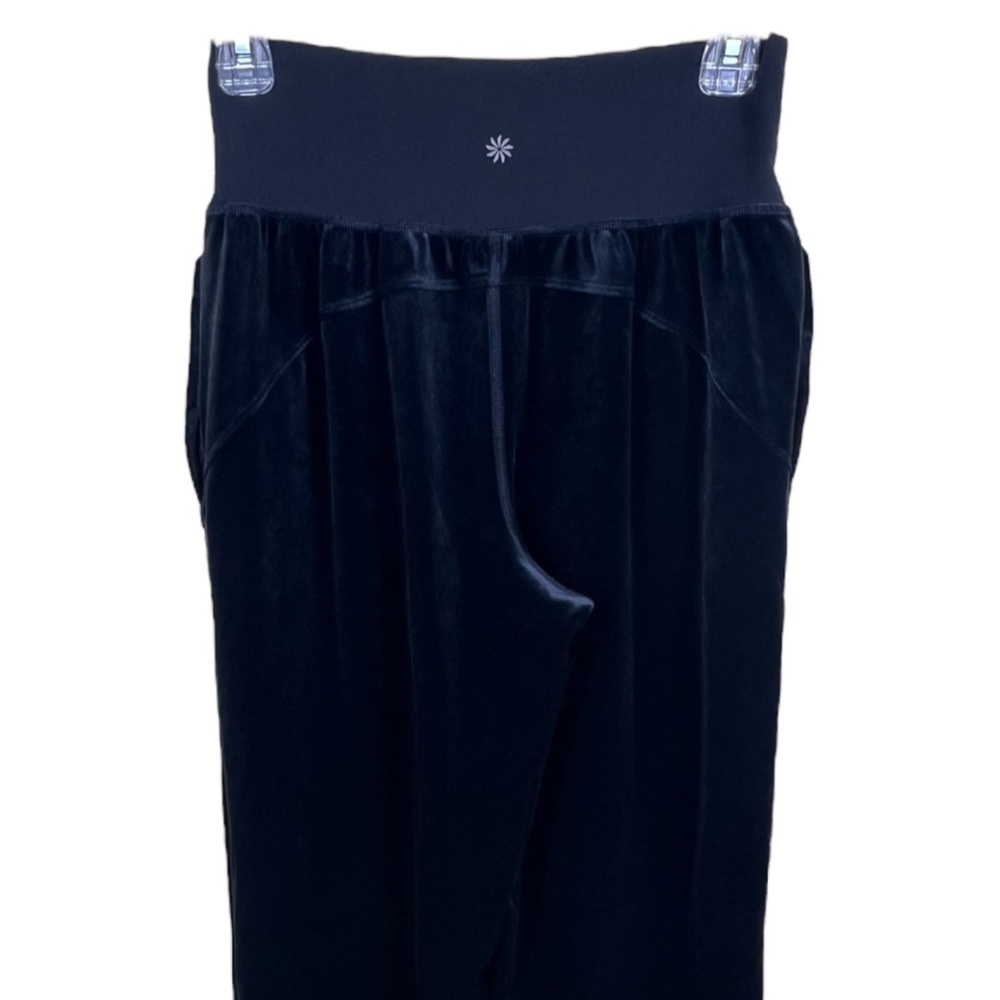 Athleta Salutation Velvet Jogger Pant Black - Picture 7 of 9